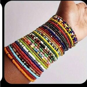 Colorful Beaded Bracelet Set